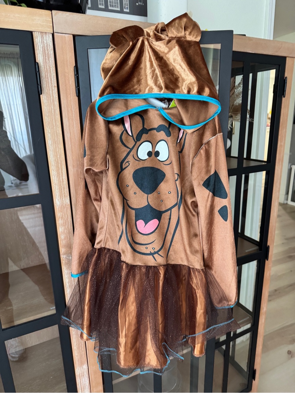 Rubie’s Scooby Doo Hooded Tutu Costume Girls kids Halloween Outfit dress dog